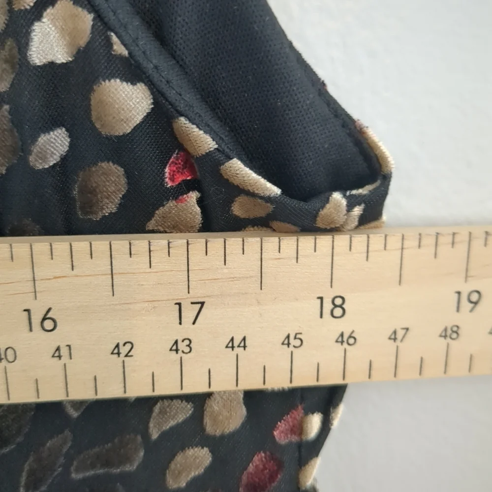 Evan Picone Elegant Red and Black Sleeveless Dress Womens Size 14 Summer - Picture 6 of 6